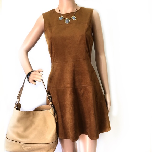 One Clothing from Los Angeles Faux Suede Dress - Picture 2 of 5